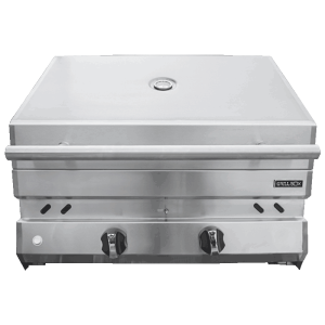 Foto de un Asador de Gas y Carbón (Híbrido) modelo GB-AS-TP-28-HIB marca Grill Box