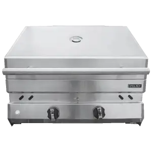 Foto de un Asador de Gas y Carbón (Híbrido) modelo GB-AS-TP-28-HIB marca Grill Box