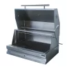 Muestra de un Asador Empotrable con Tapa y Elevador para carbón de 36 pulgadas modelo GB-AS-TP-36-SE marca Grill Box