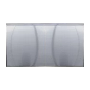 Puerta doble de acero inoxidable de 93 x 52 cm de la marca Grill Box modelo GB-M-PTD-93x52