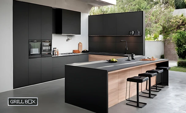 Frame Kitchen para cocina exterior moderna