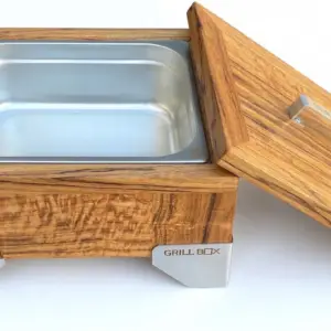 Caja para carne mediana de madera Tzalam